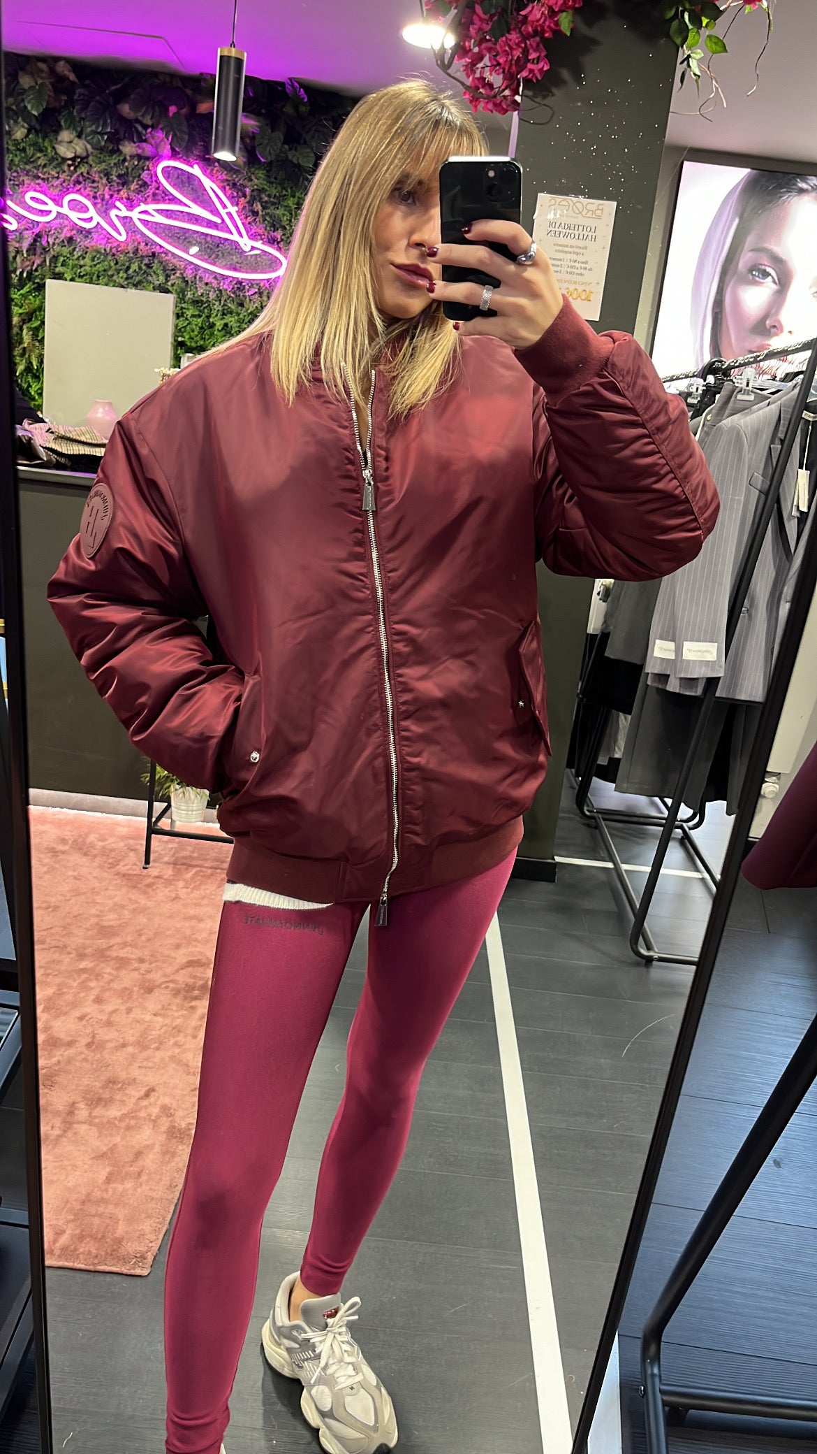 Bomber Hinnominate bordeaux