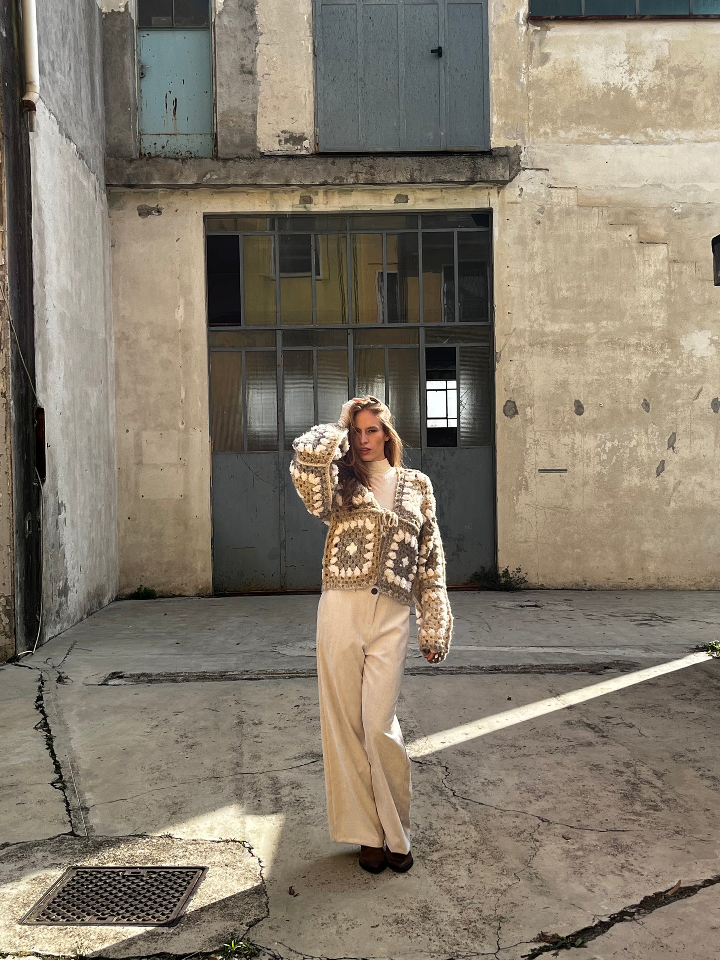 Pantalone a coste in velluto