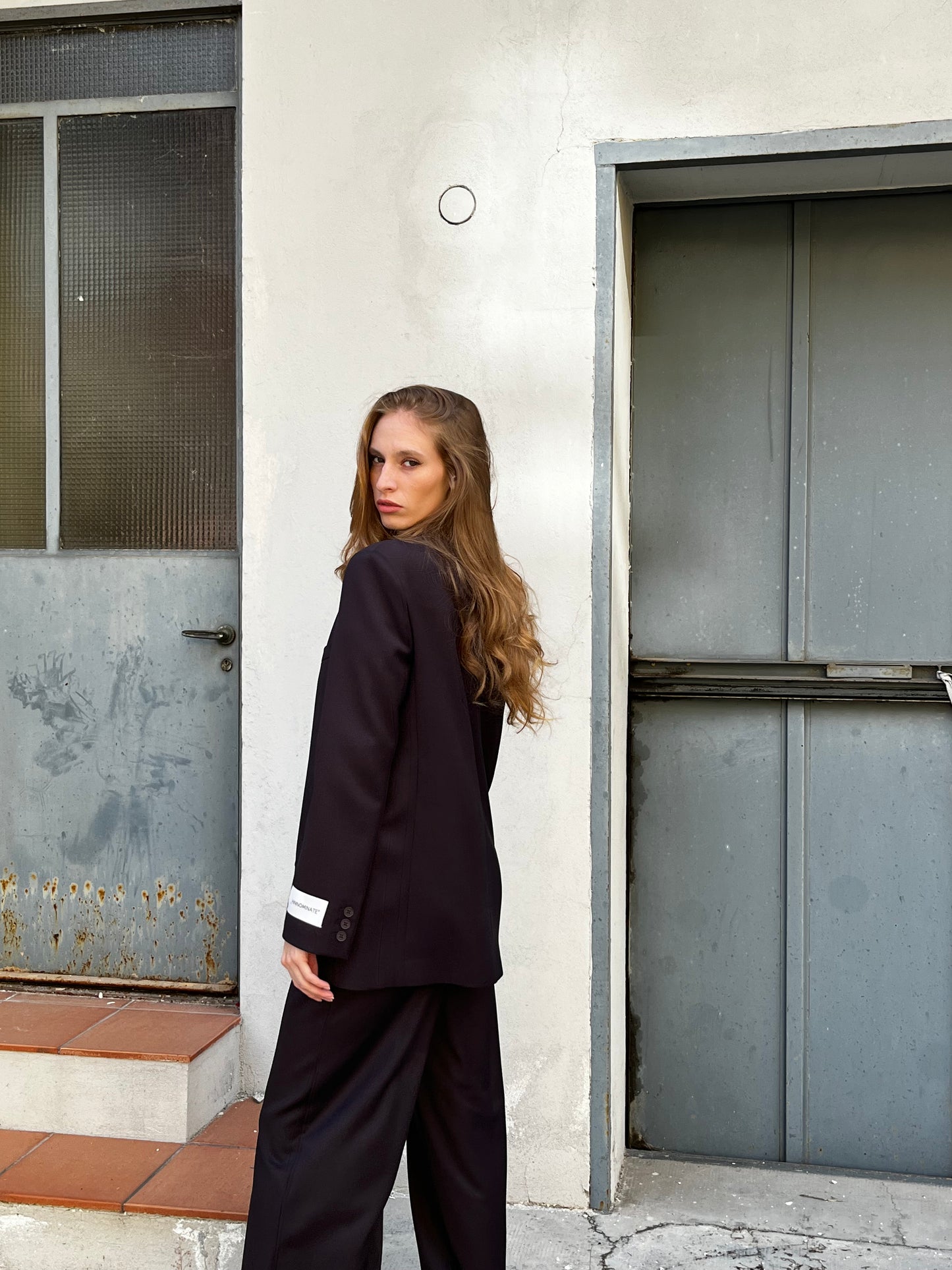 Blazer doppiopetto Hinnominate testa di moro