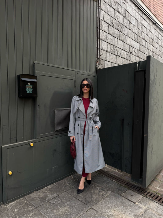 Trench Broes Quadretti