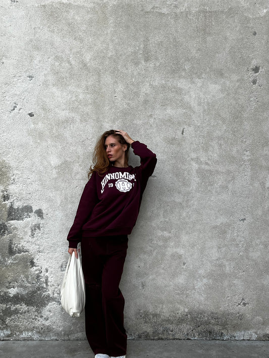 Felpa over college Hinnominate