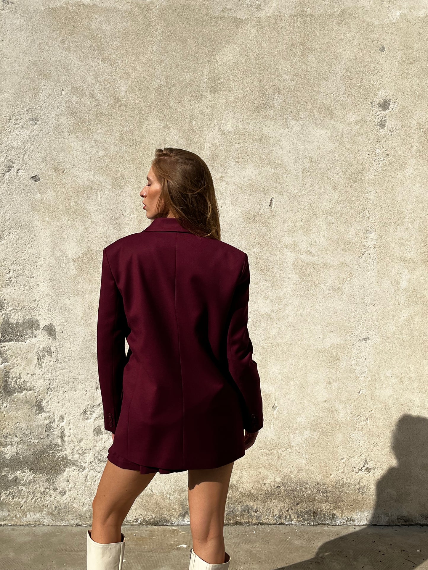 Blazer doppiopetto Hinnominate bordeaux