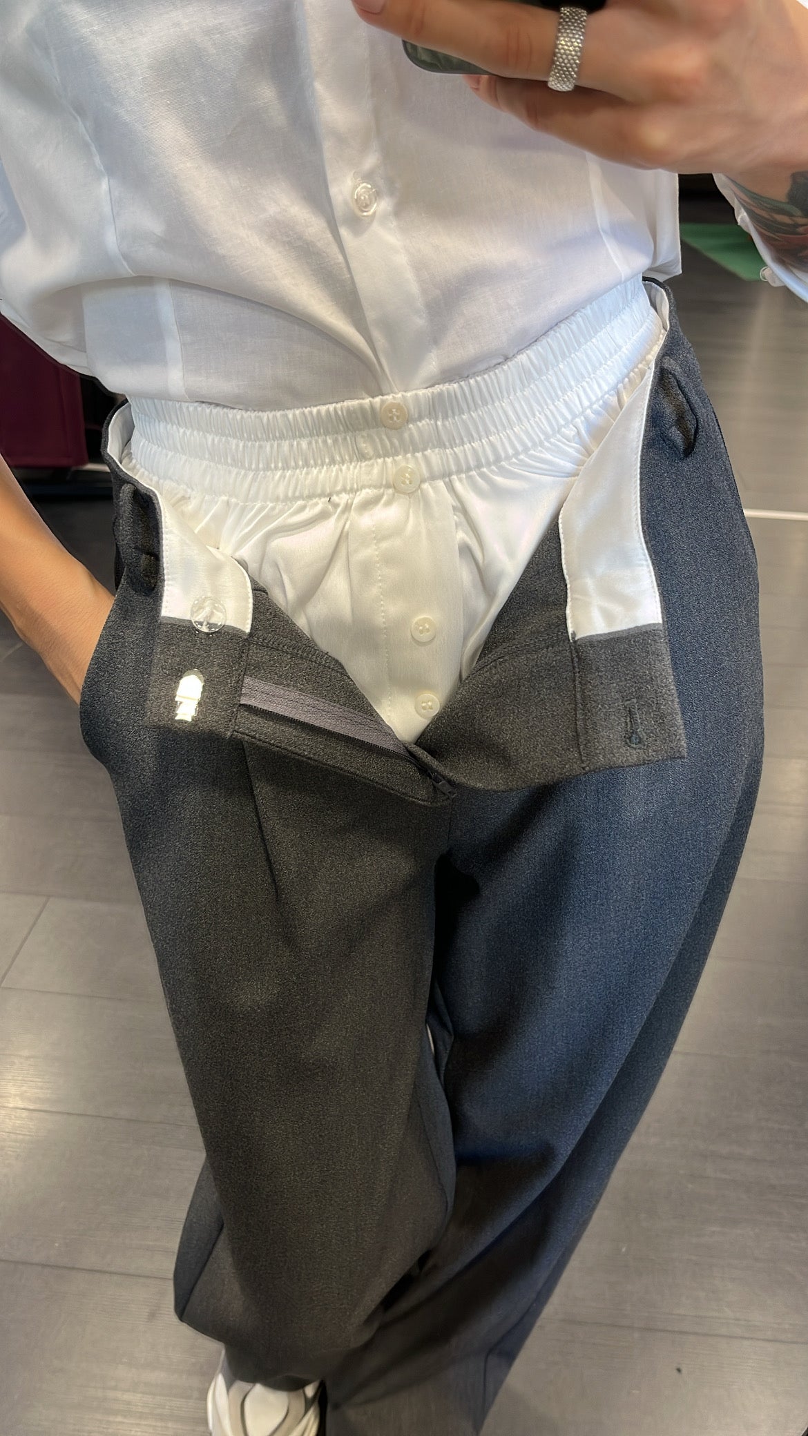 Pantalone effetto boxer