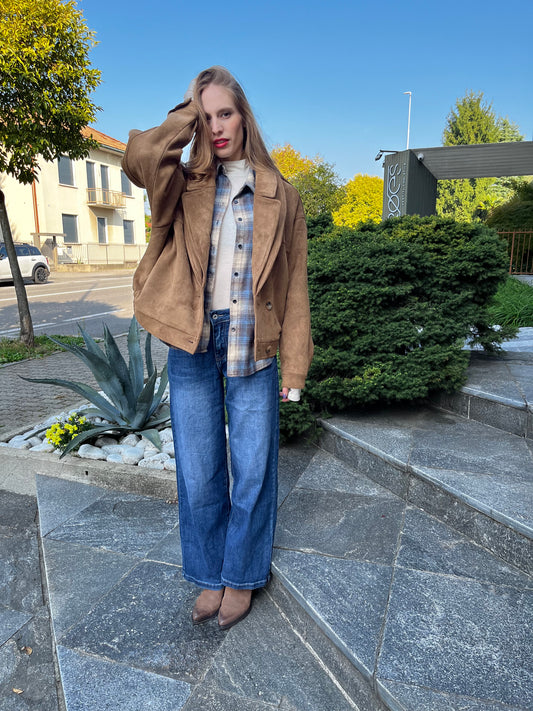 Giacca scamosciata Eleh