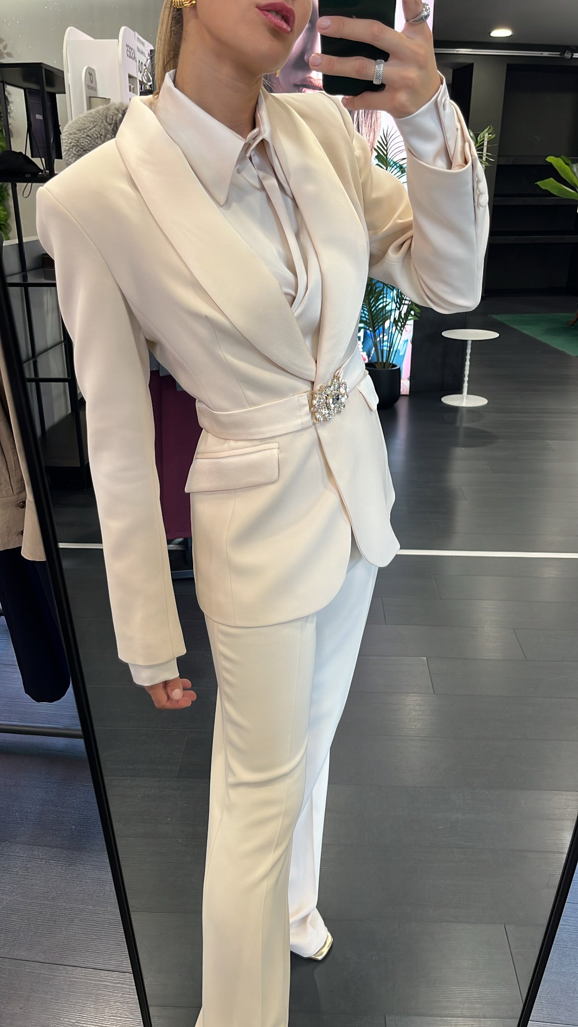Tailleur Dramèe latte