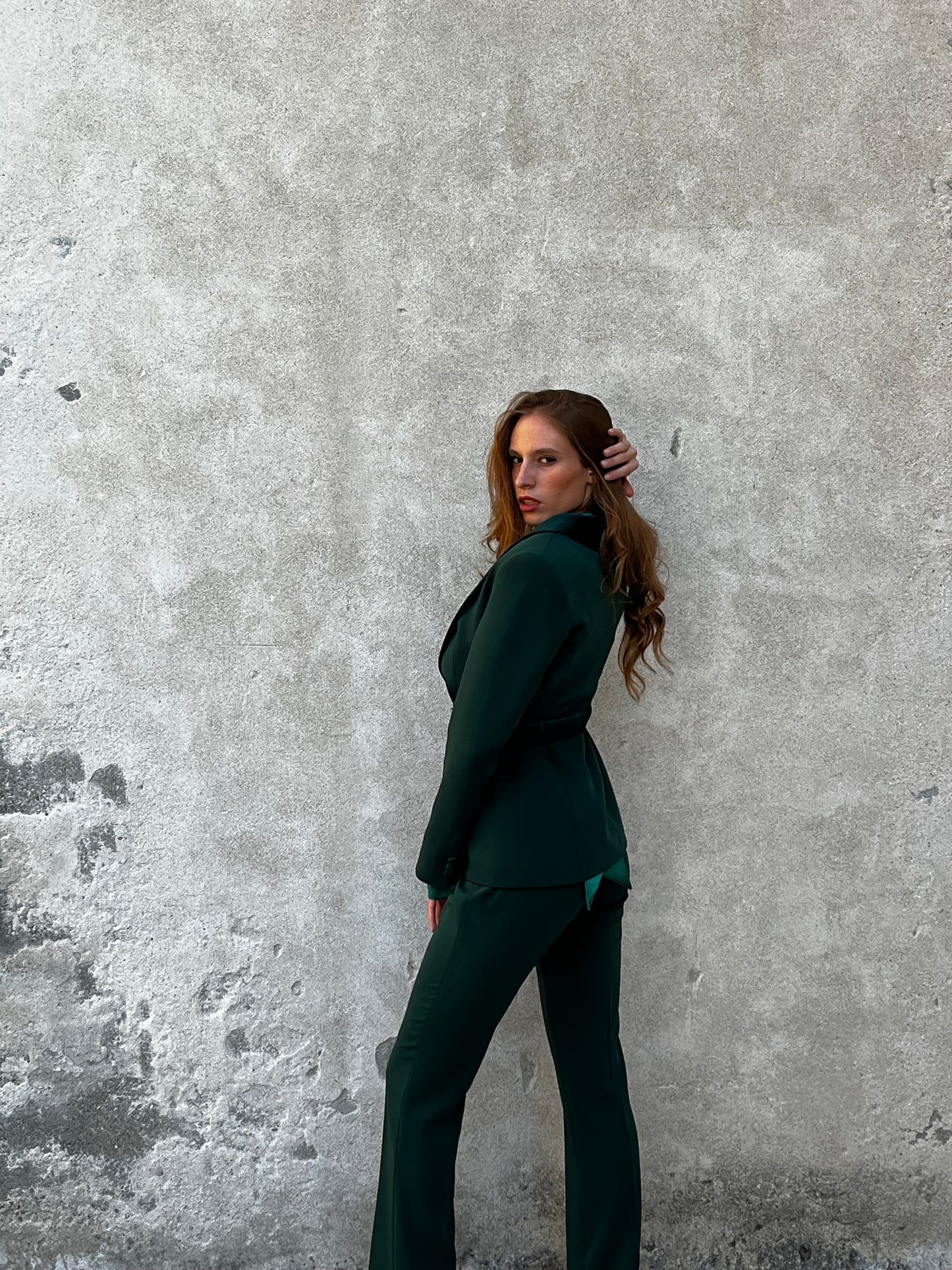 Tailleur Dramèe verde