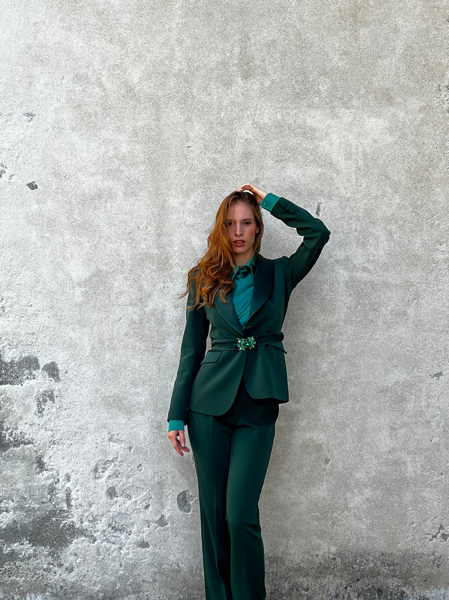 Tailleur Dramèe verde