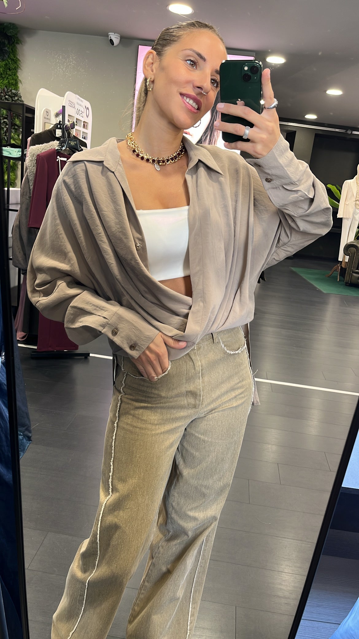 Camicia incrocio