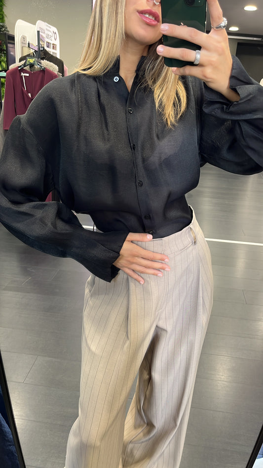 Camicia scollo alla coreana