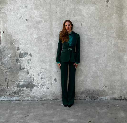 Tailleur Dramèe verde