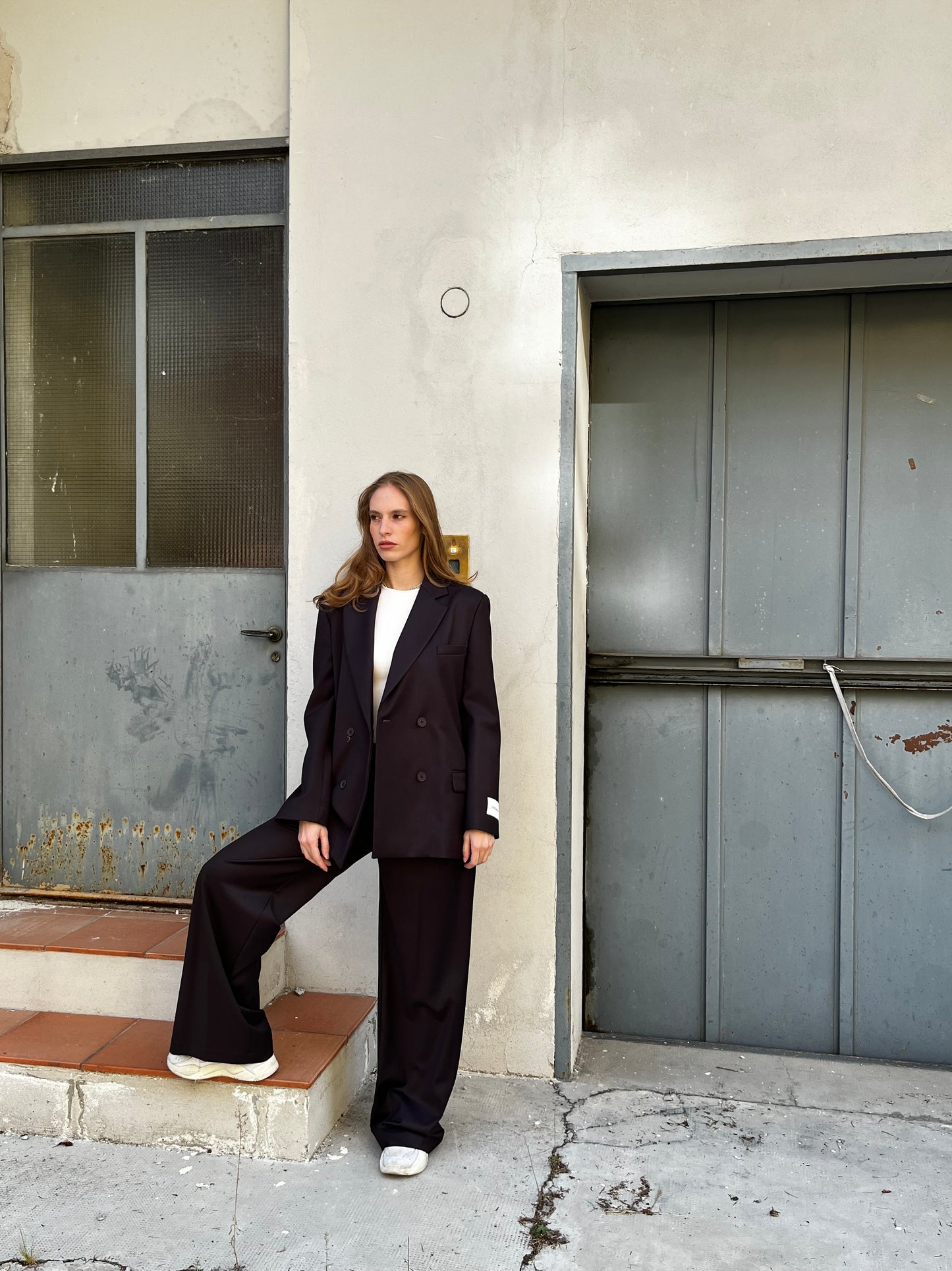 Blazer doppiopetto Hinnominate testa di moro