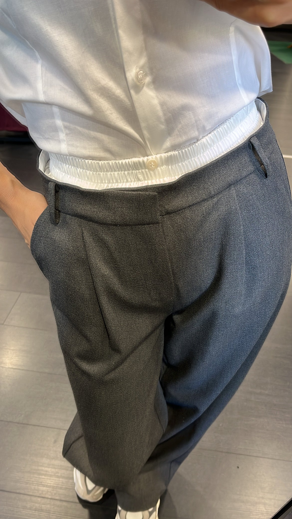 Pantalone effetto boxer