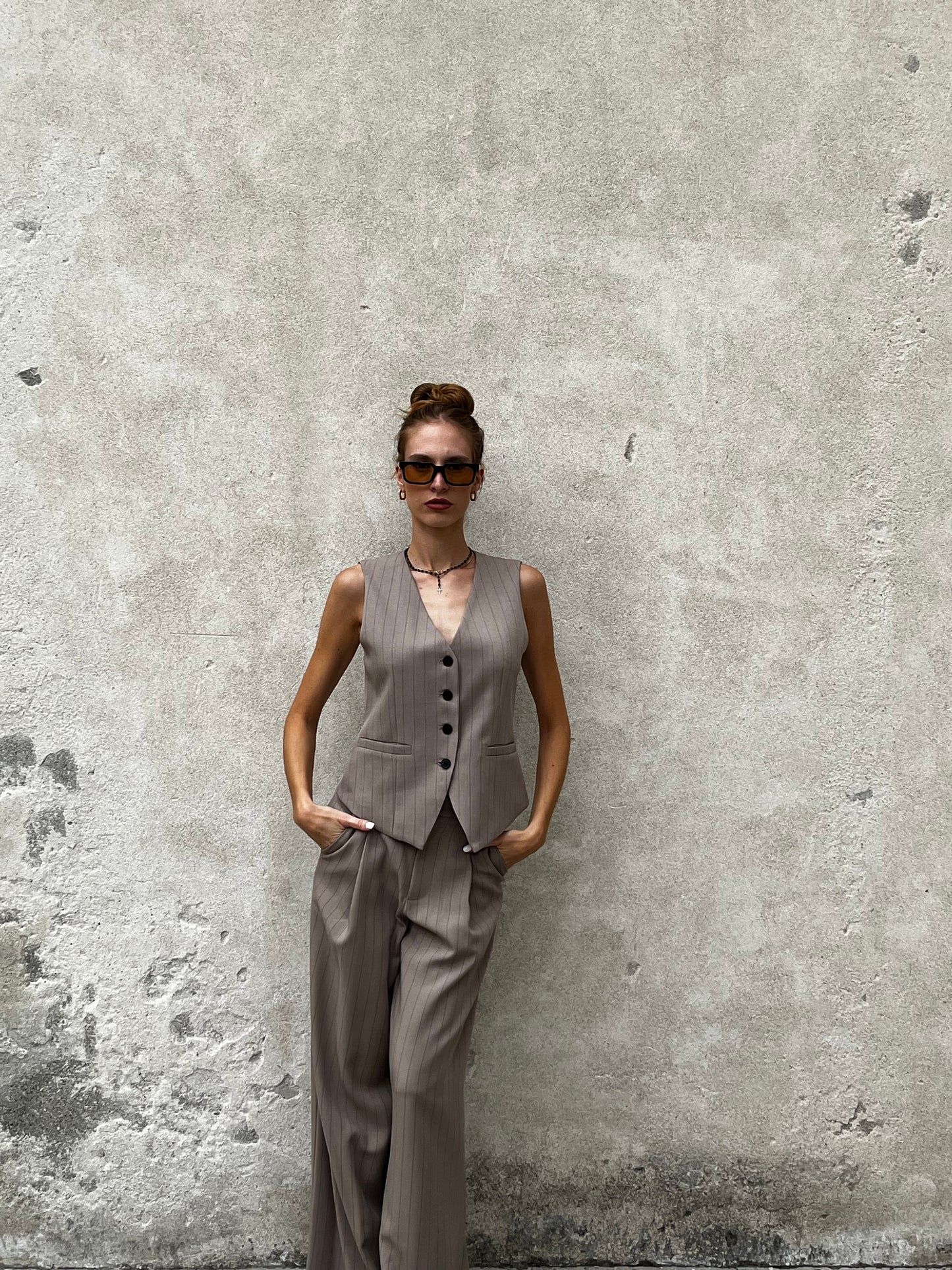 Gilet gessato