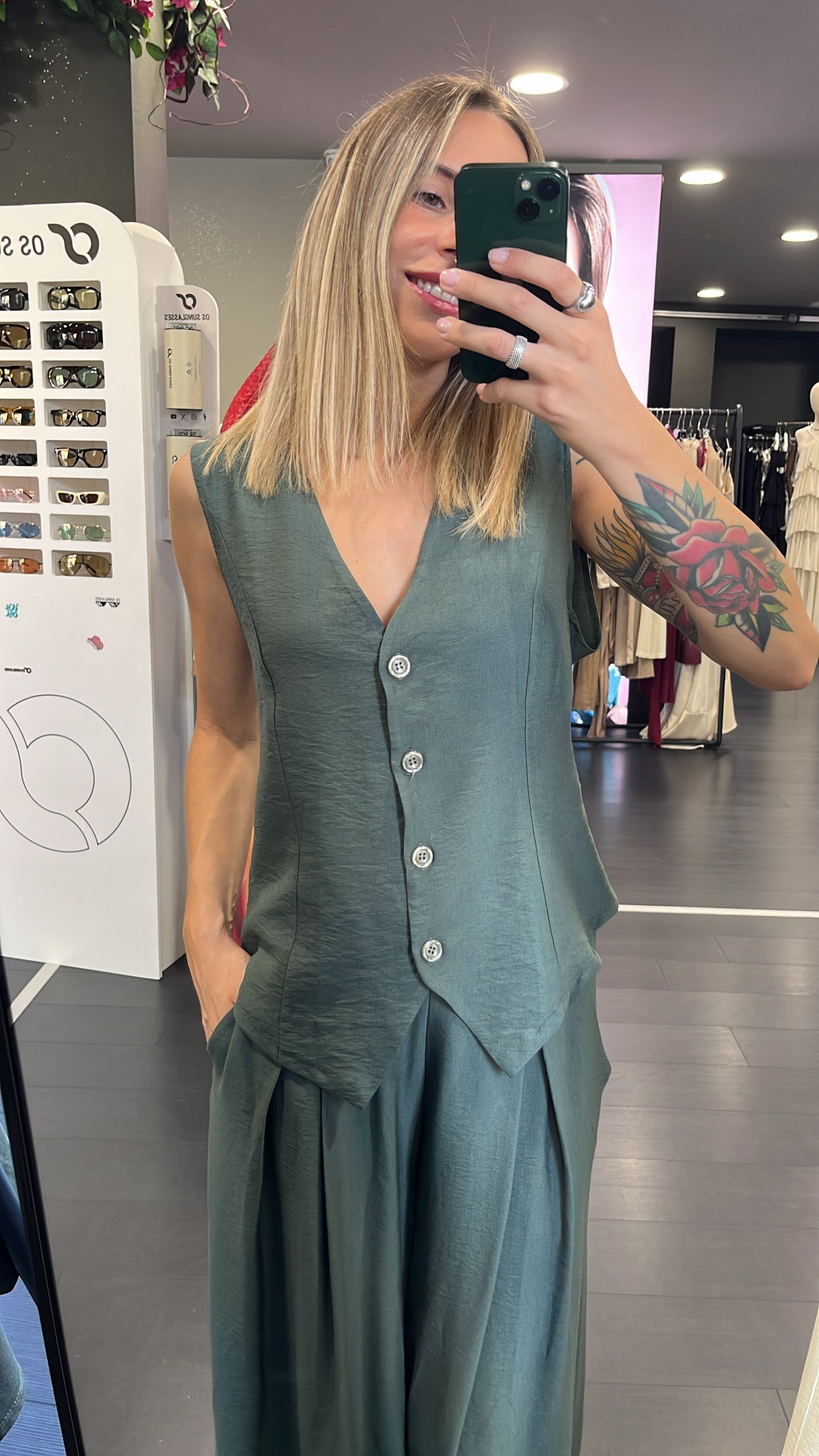 Coordinato gilet e Panta palazzo Broes