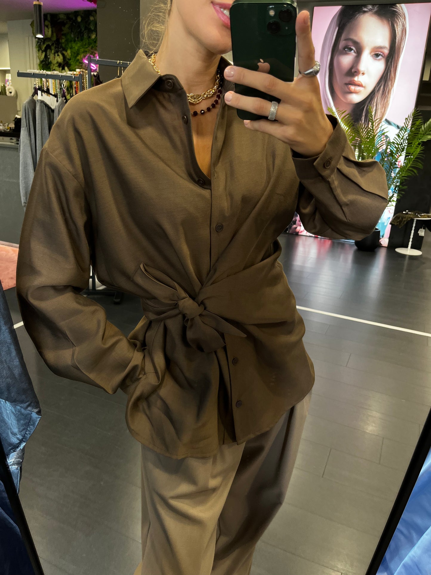 Camicia con fiocco