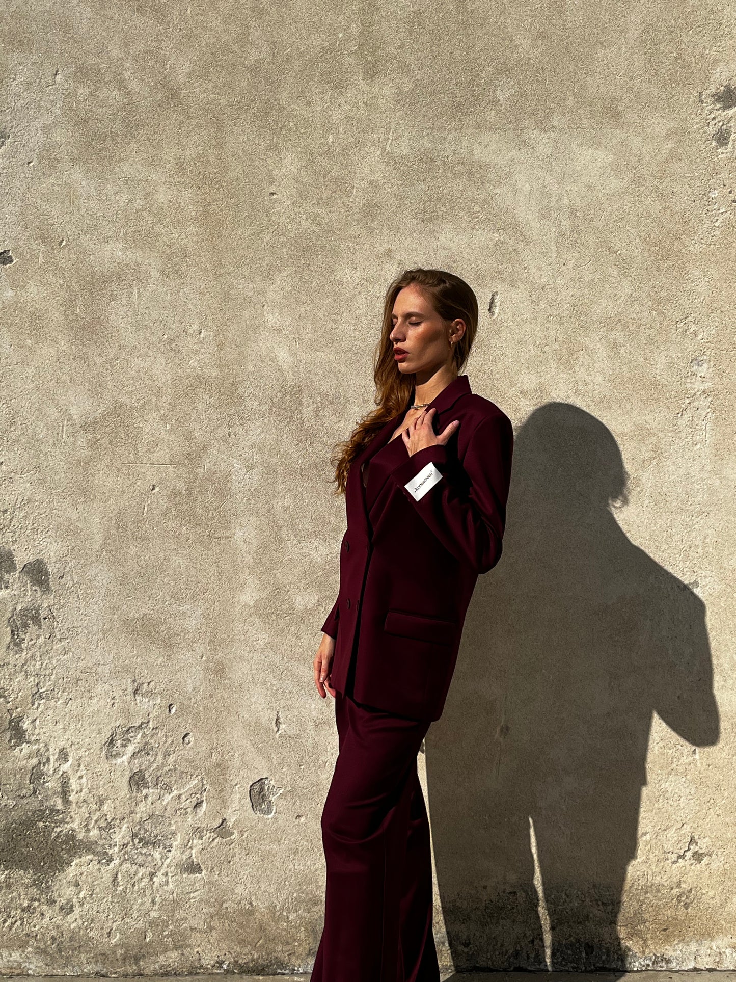 Blazer doppiopetto Hinnominate bordeaux