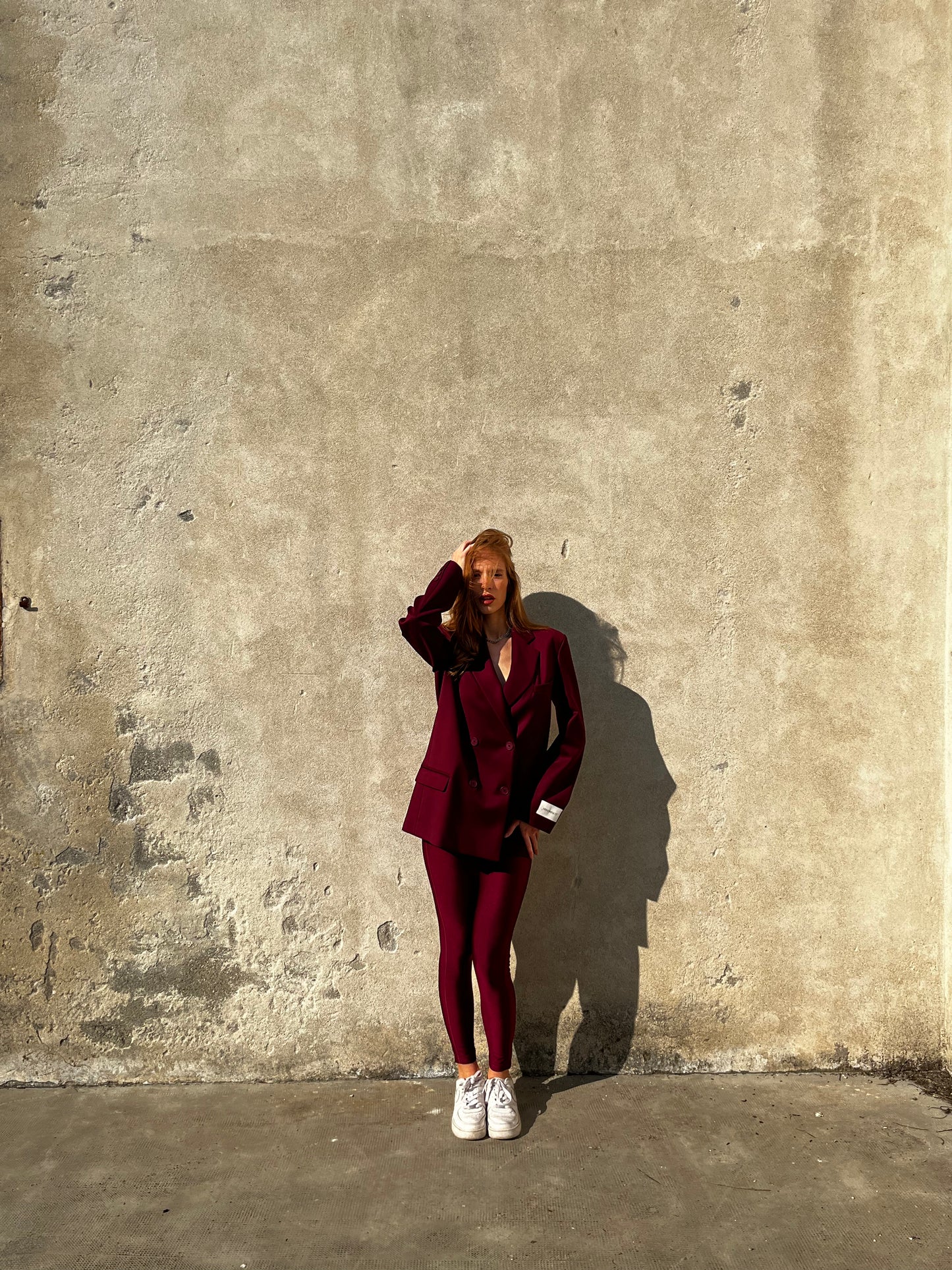Blazer doppiopetto Hinnominate bordeaux
