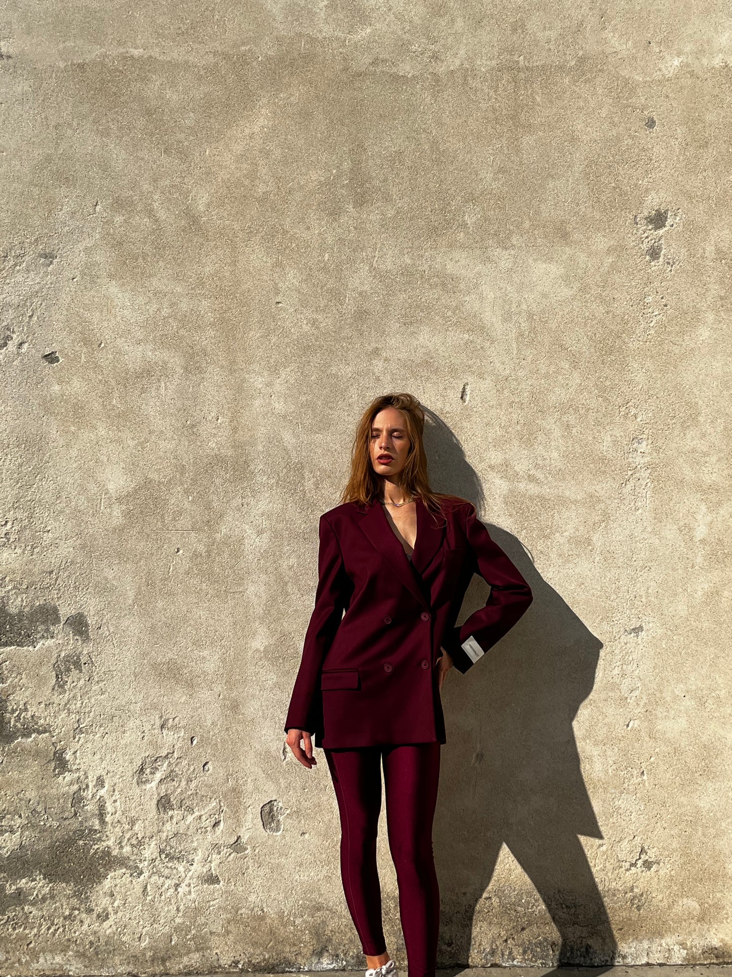 Blazer doppiopetto Hinnominate bordeaux