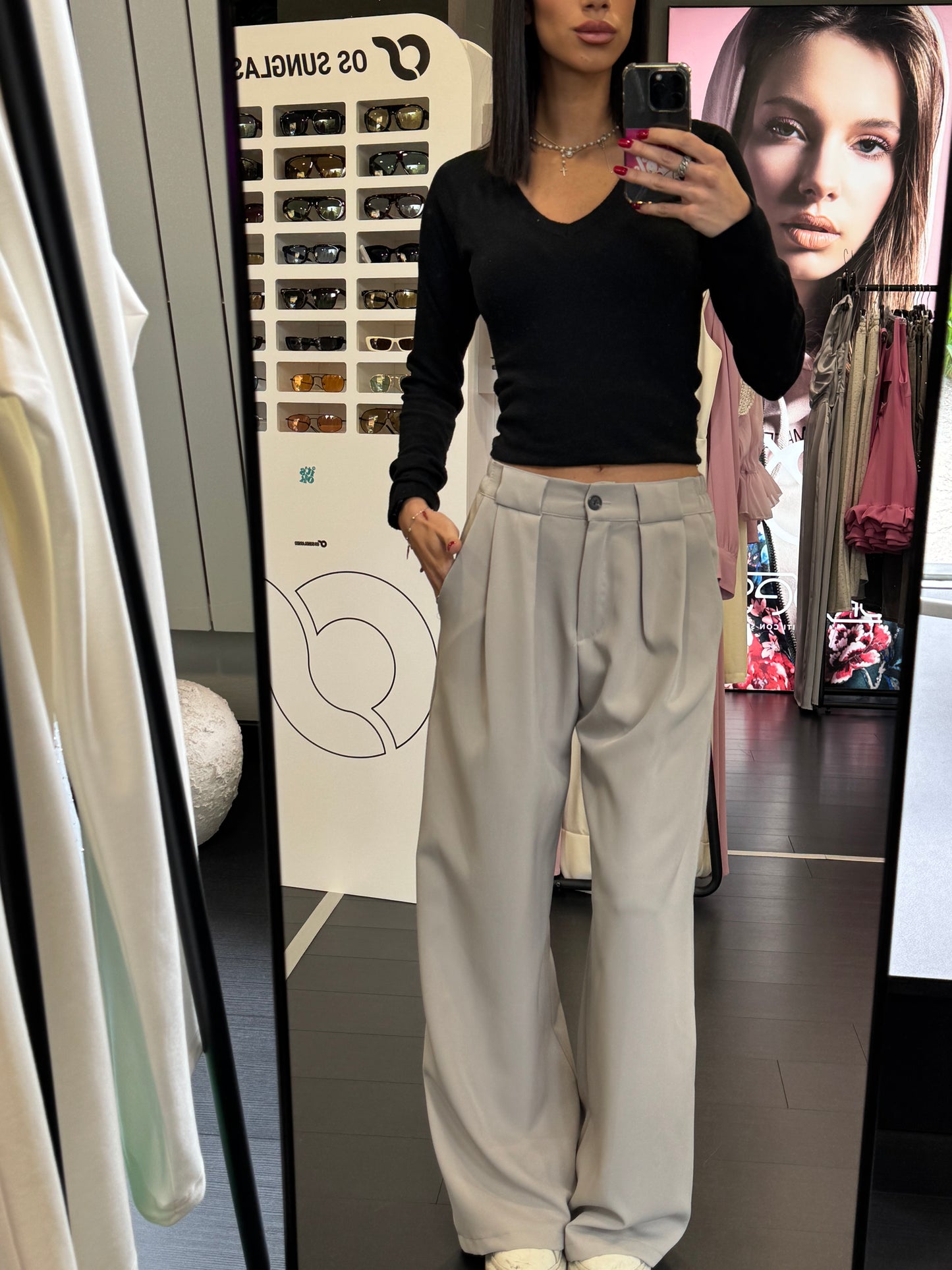 Pantalone Broes a Palazzo con Pence