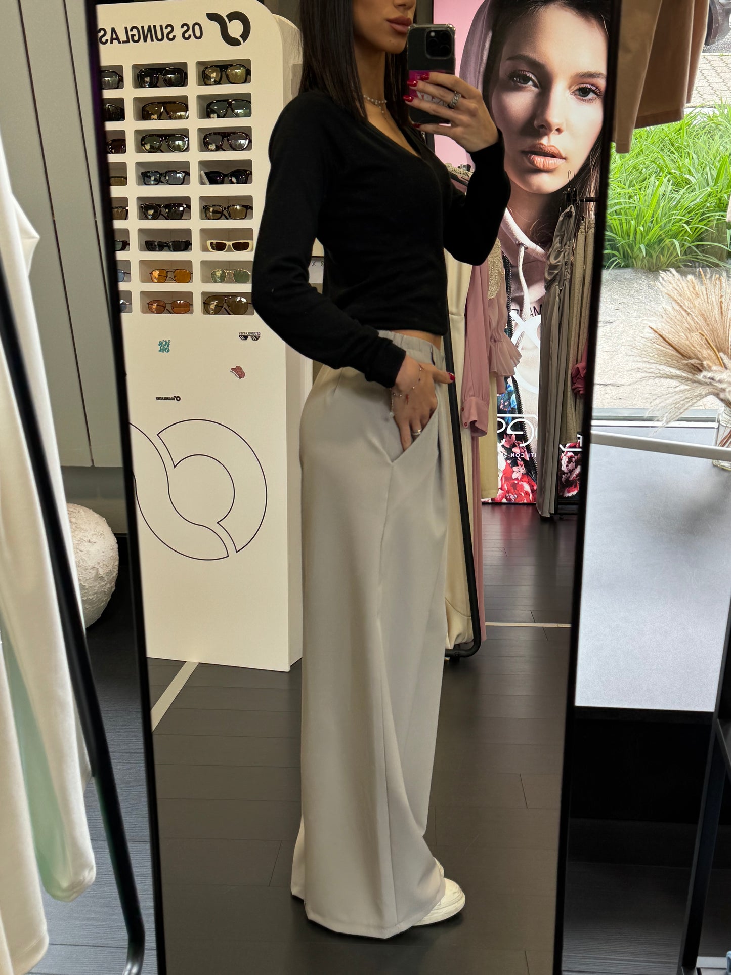Pantalone Broes a Palazzo con Pence