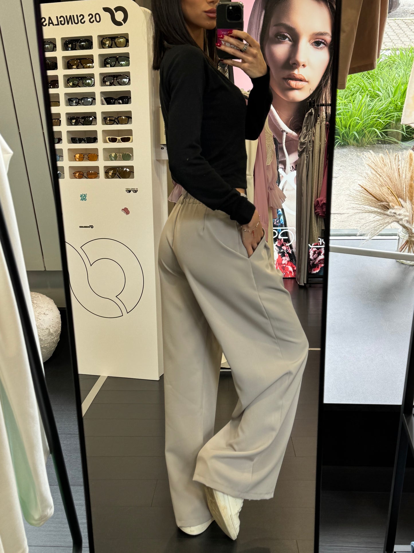 Pantalone Broes a Palazzo con Pence
