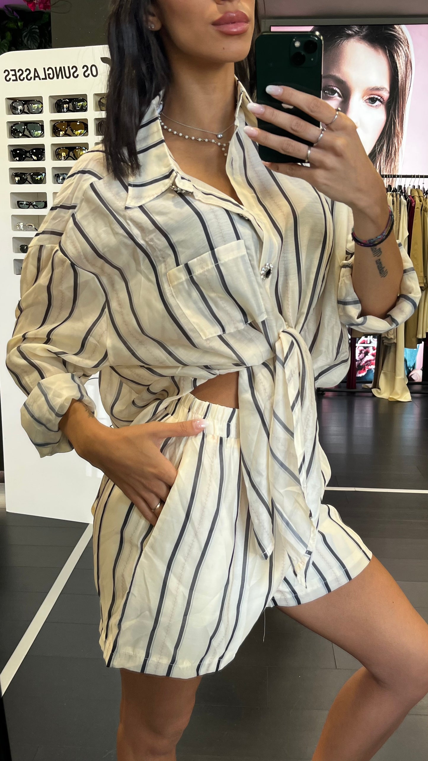 Coordinato Broes a Righe