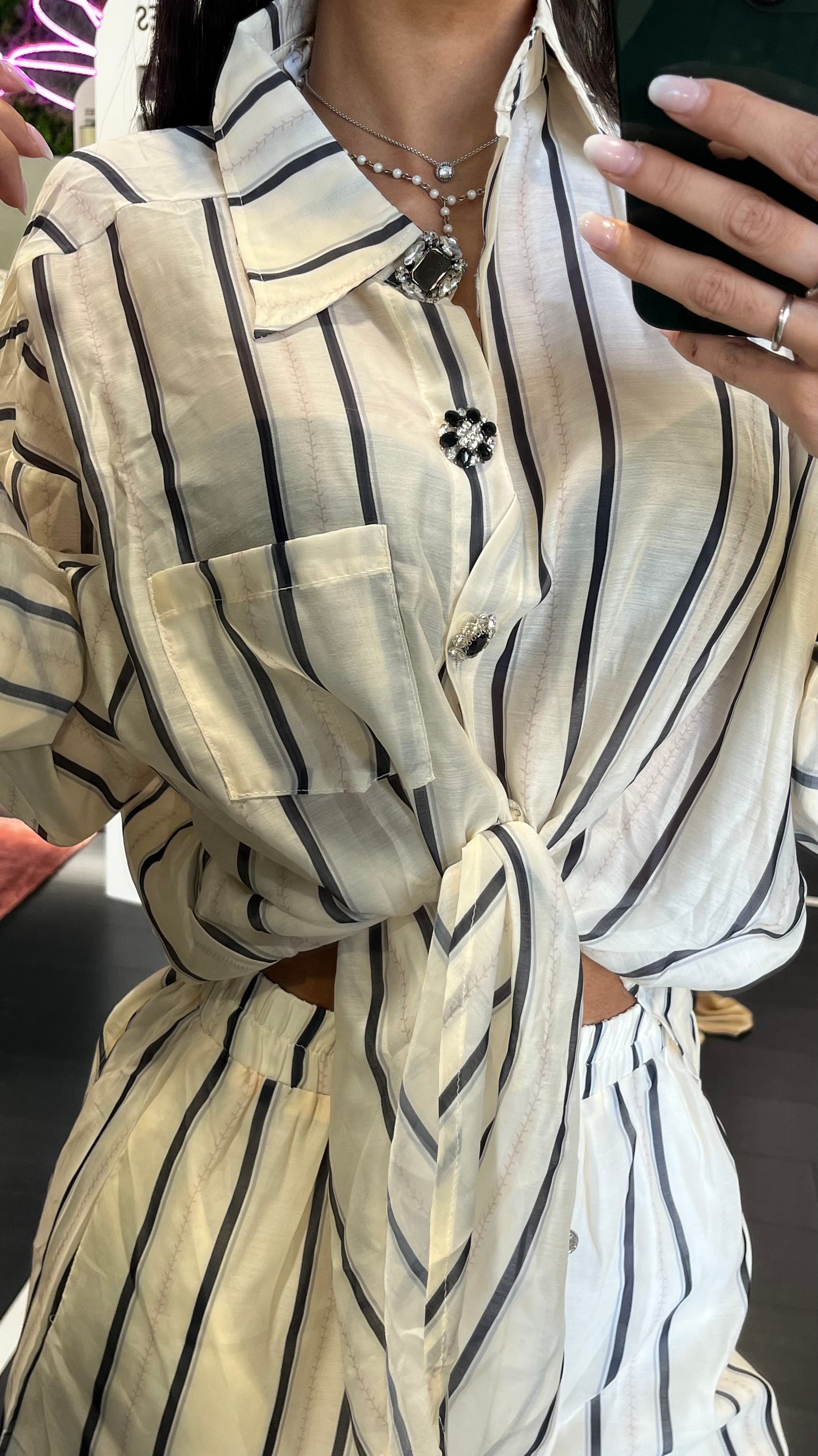 Coordinato Broes a Righe