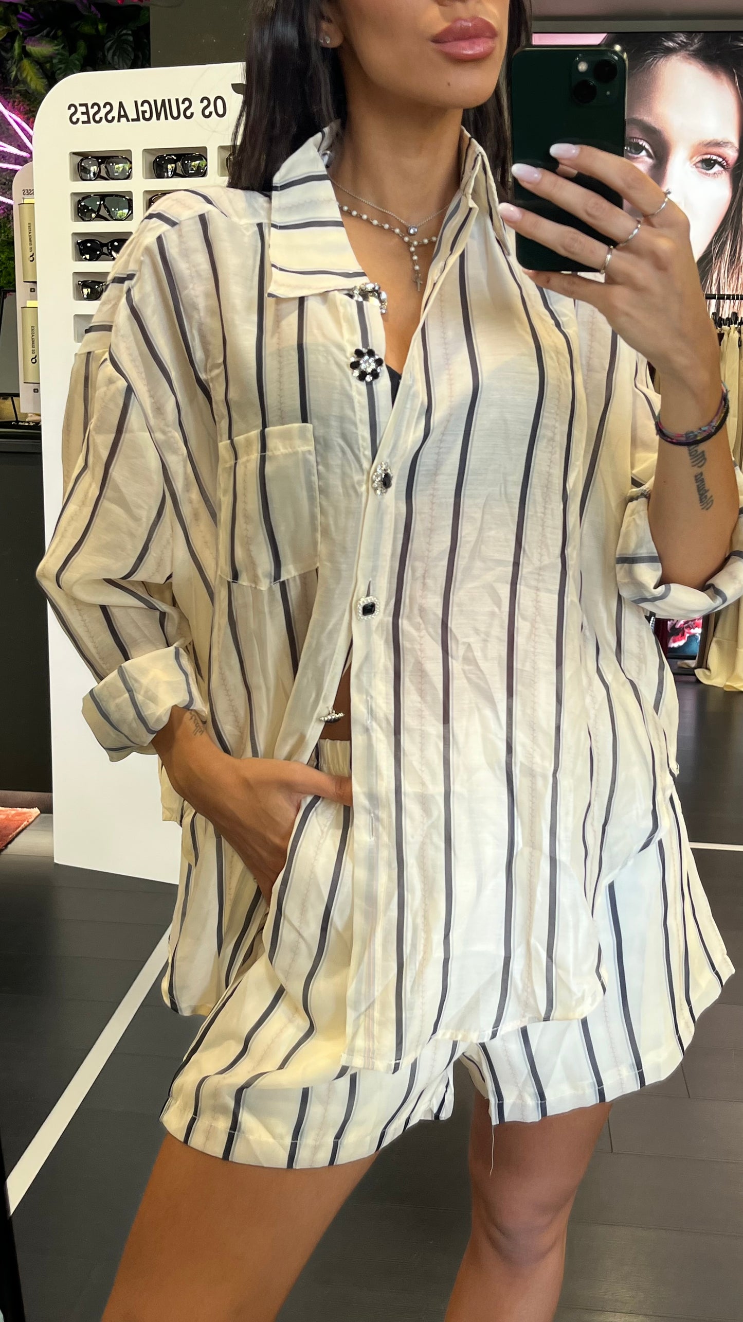 Coordinato Broes a Righe