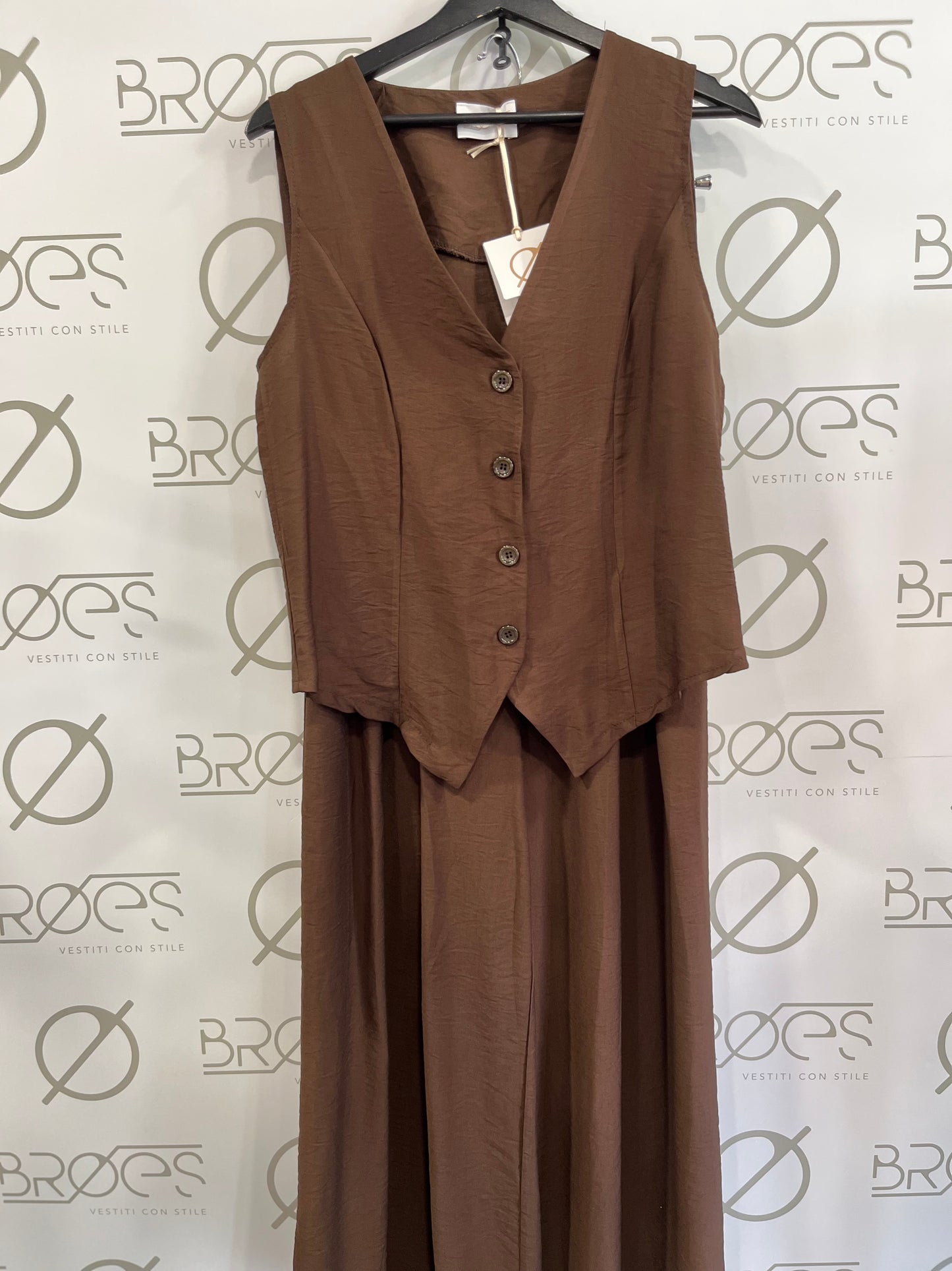 Coordinato gilet e Panta palazzo Broes
