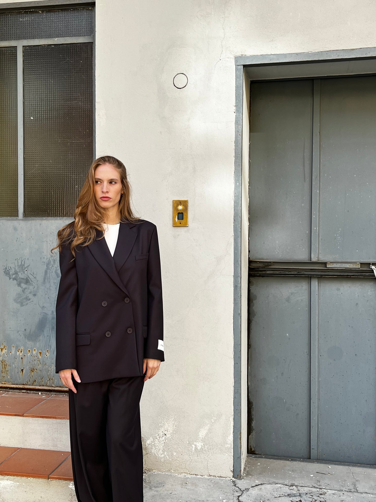 Blazer doppiopetto Hinnominate testa di moro