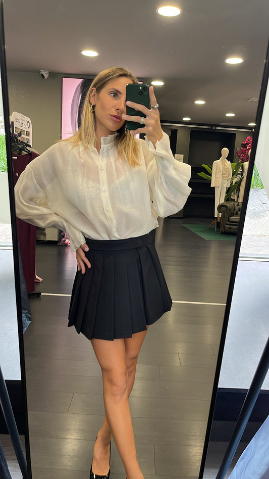 Camicia scollo alla coreana