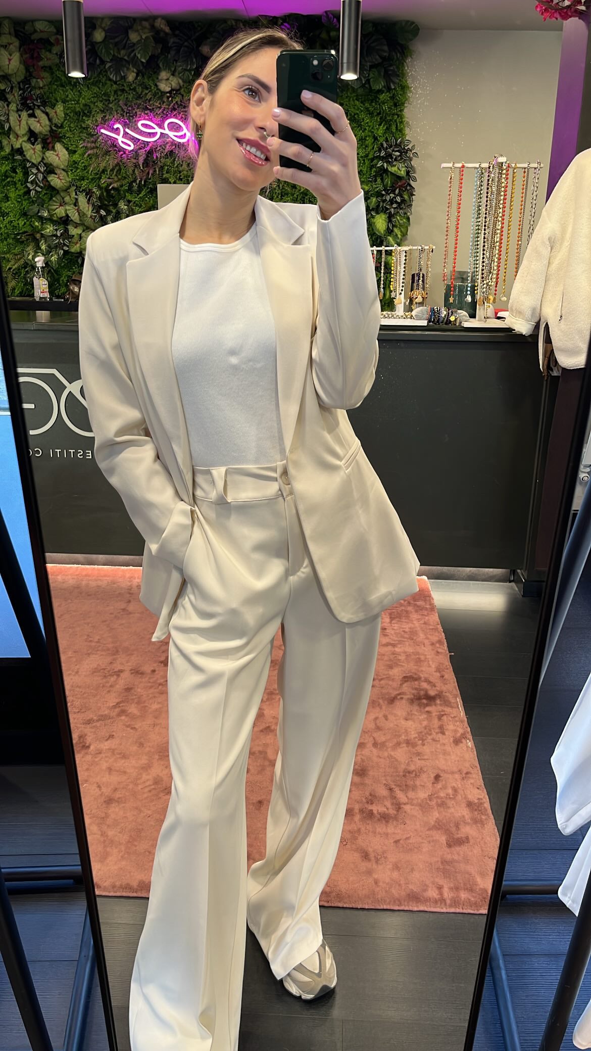 Completo monopetto BROES beige