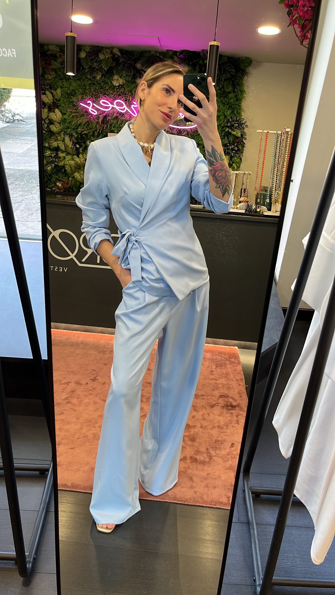 Tailleur BROES azzurro