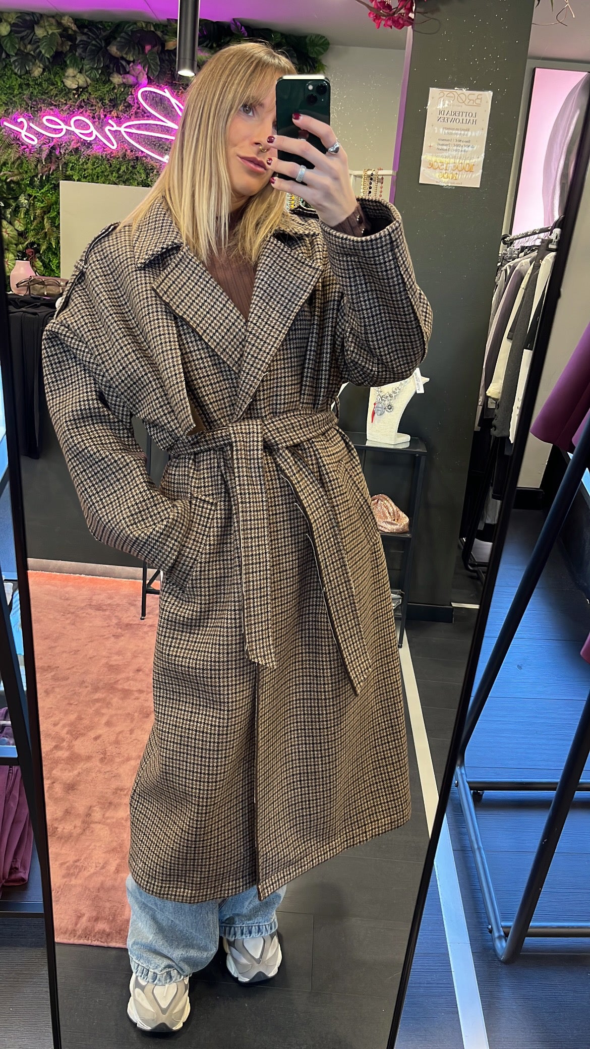 Cappotto over stile trench Eleh