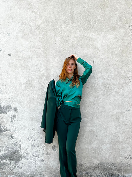 Blusa crop Dramèe