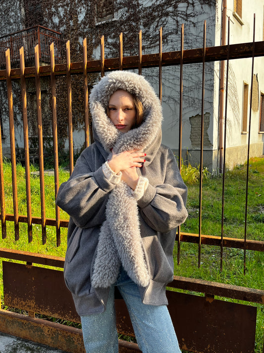 Giubbotto Eleh con pelliccia removibile