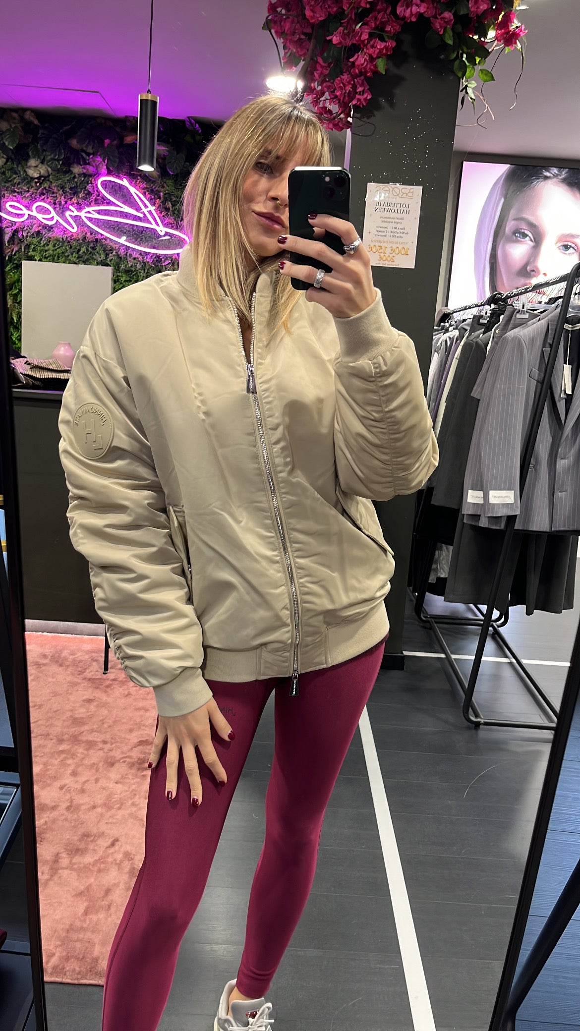 Bomber  Hinnominate beige