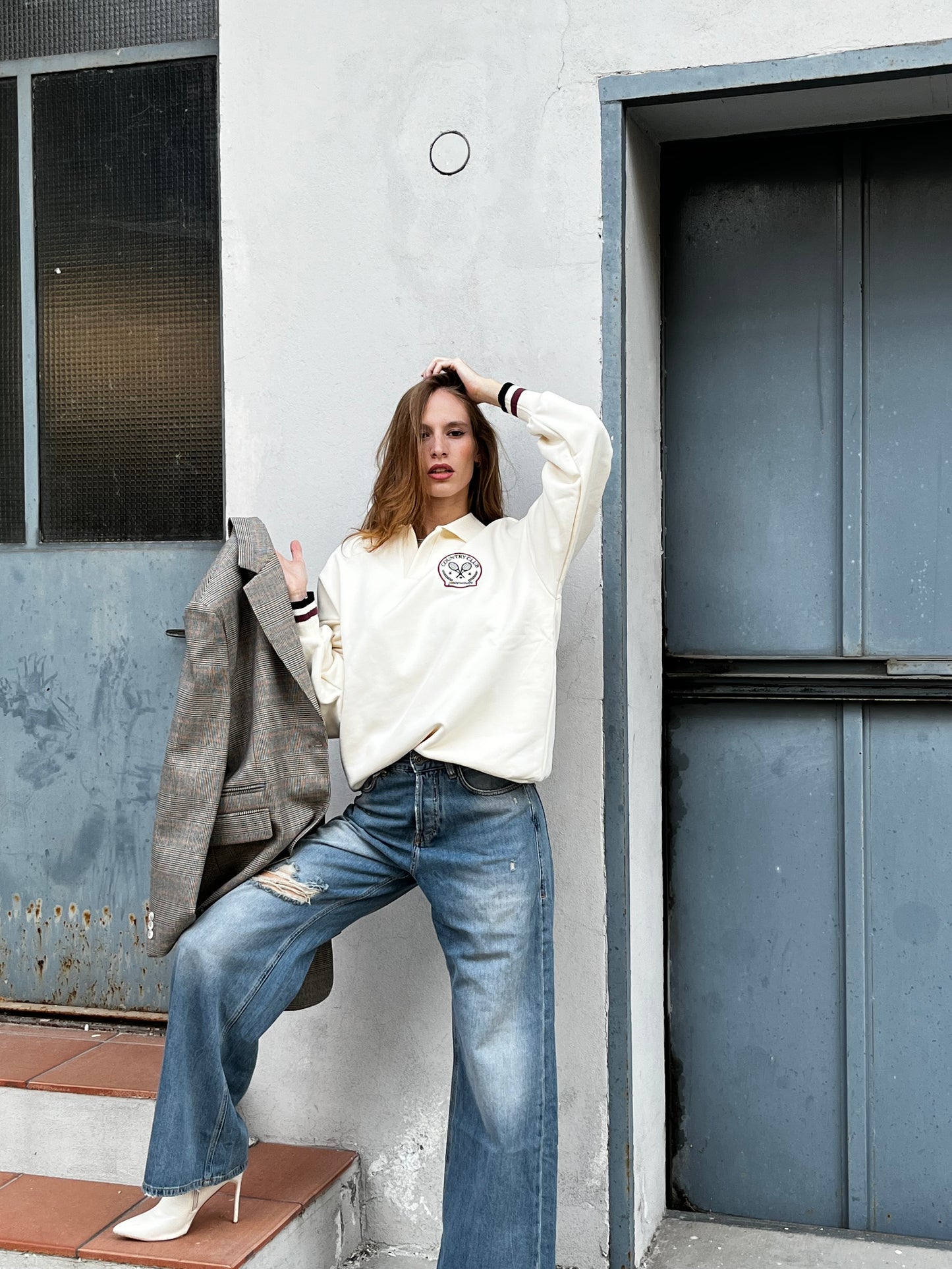 Jeans con rottura Hinnominate