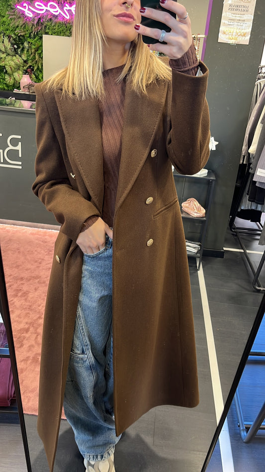 Cappotto doppiopetto Silence