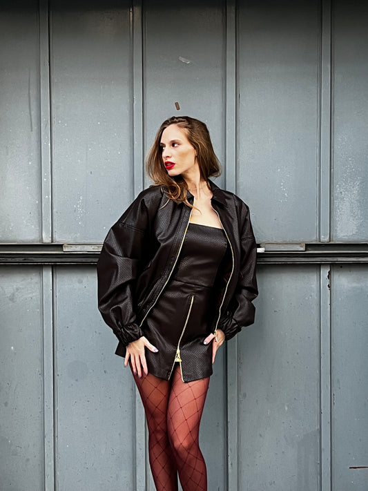 Bomber cioccolato Silence