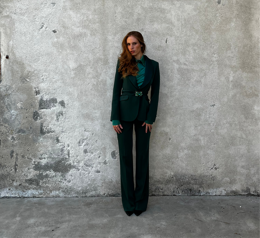 Tailleur Dramèe verde