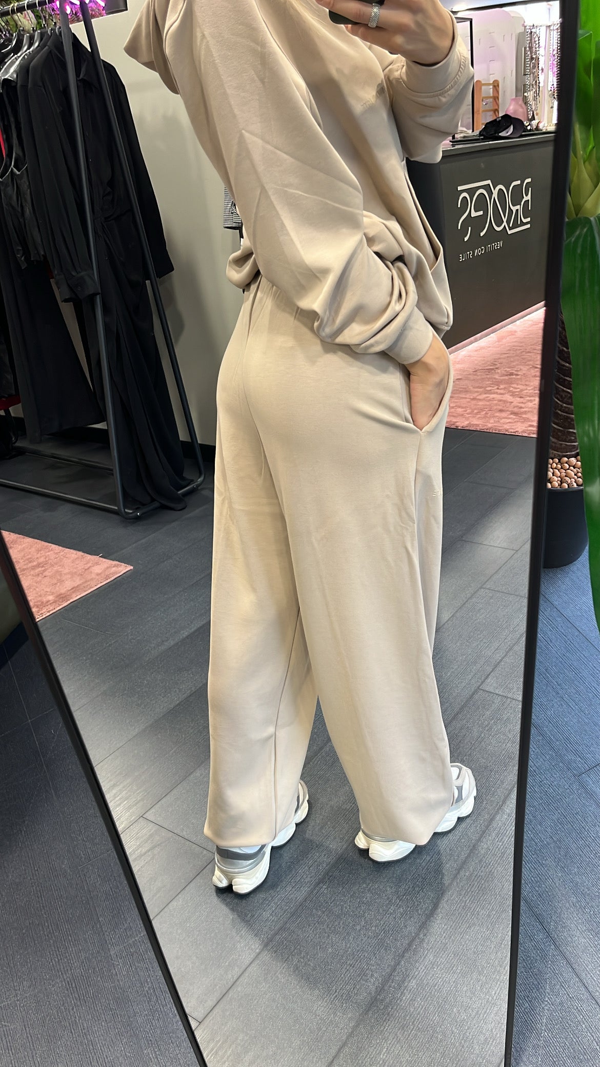 Pantalone tuta Hinnominate beige