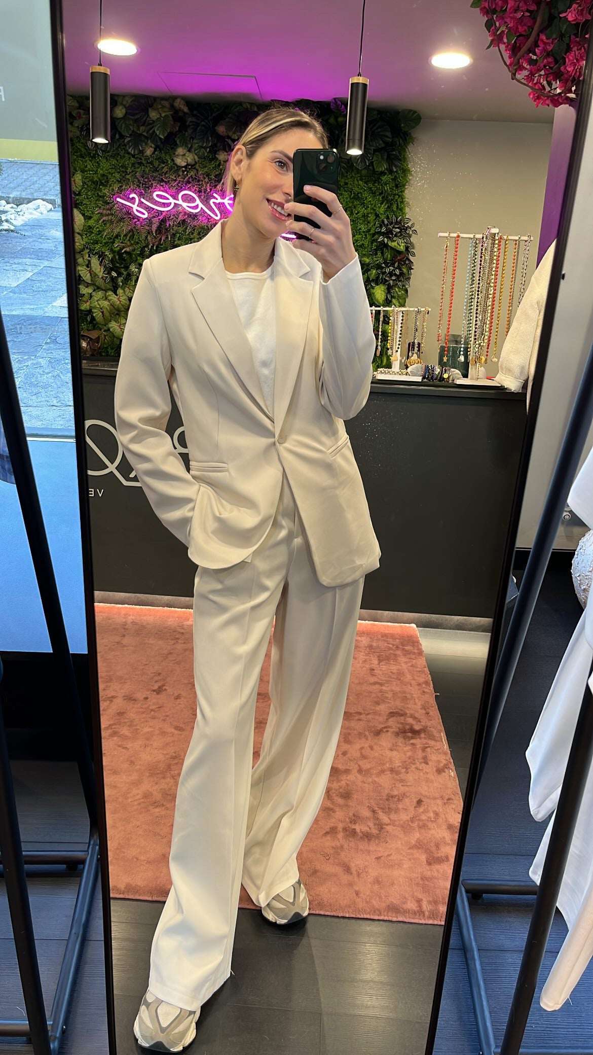 Completo monopetto BROES beige