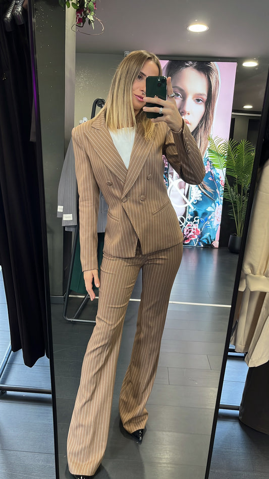 Blazer gessato Silence