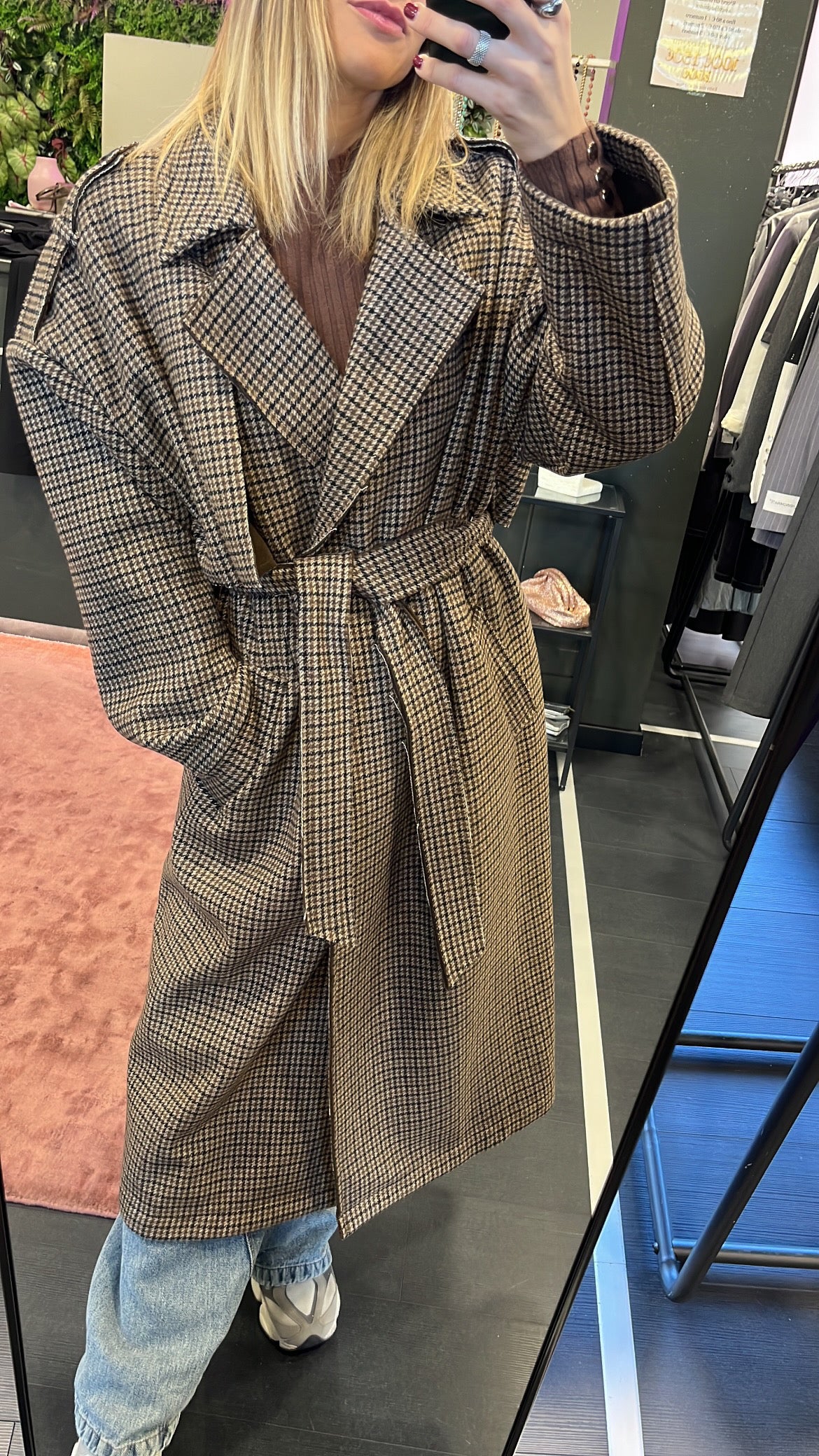 Cappotto over stile trench Eleh