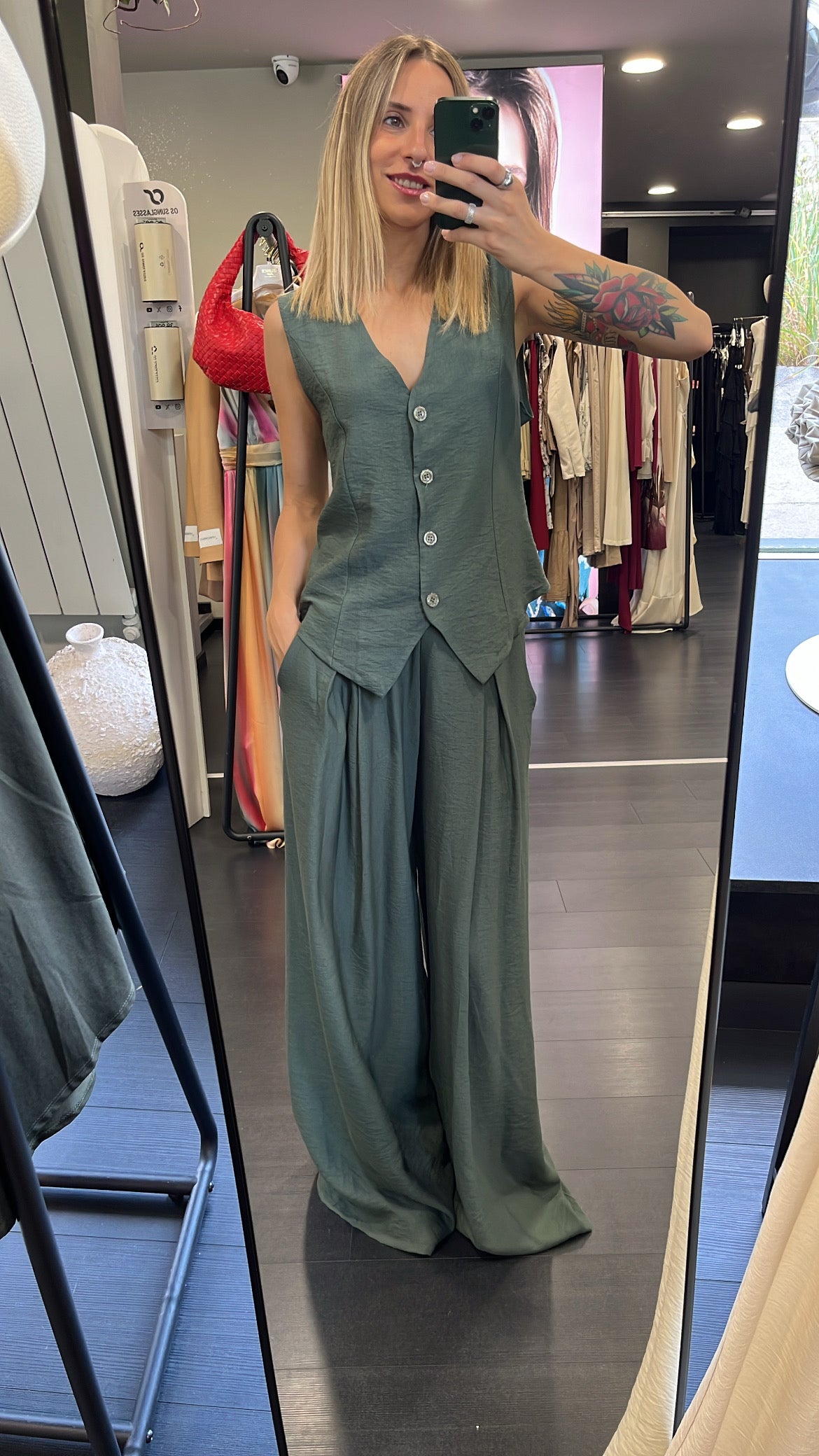 Coordinato gilet e Panta palazzo Broes