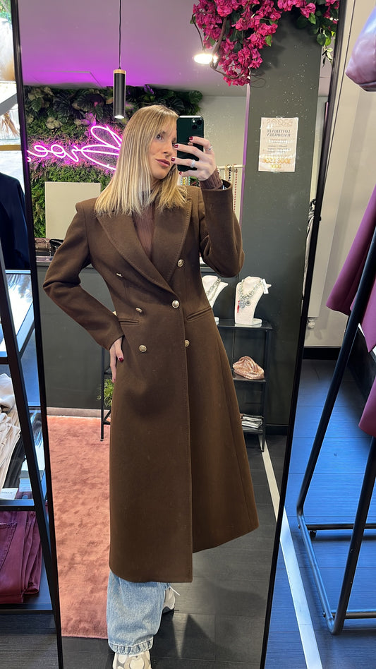 Cappotto doppiopetto Silence