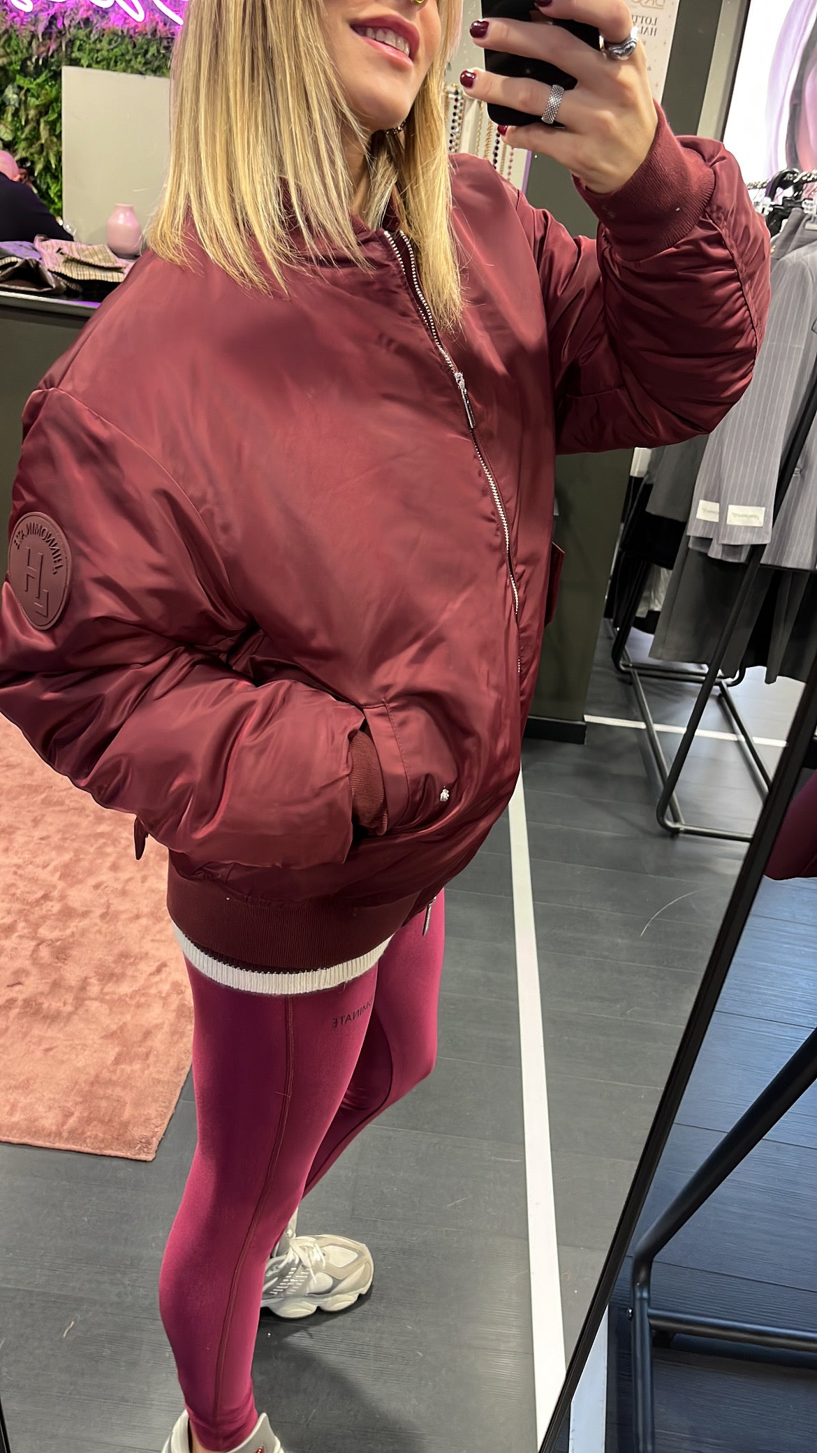 Bomber Hinnominate bordeaux