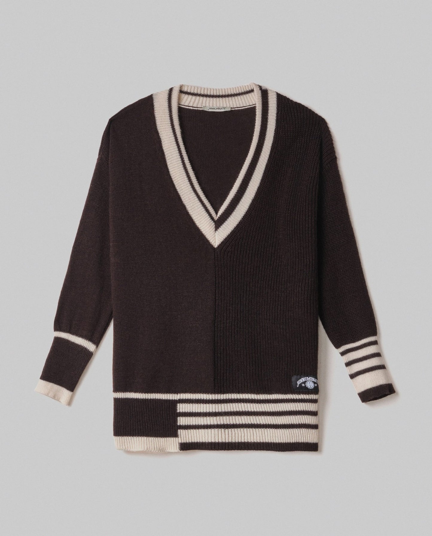 Maxi Maglia College Scollo A V HINNOMINATE