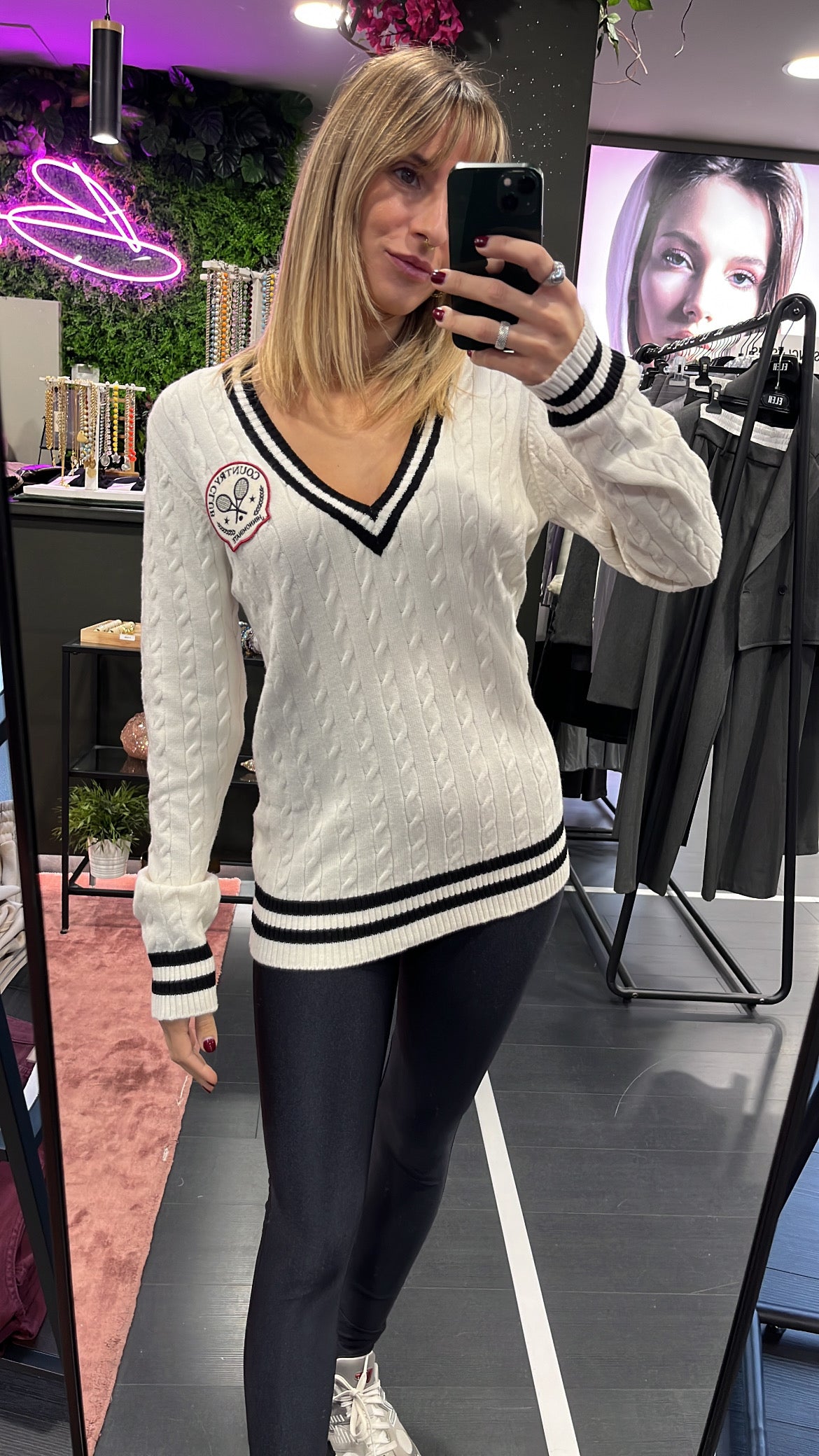 Maglia con trecce Hinnominate